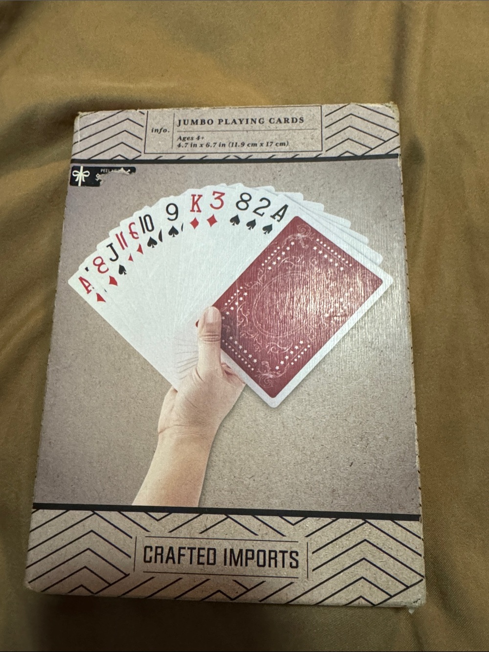 Red Jumbo Playing Cards
